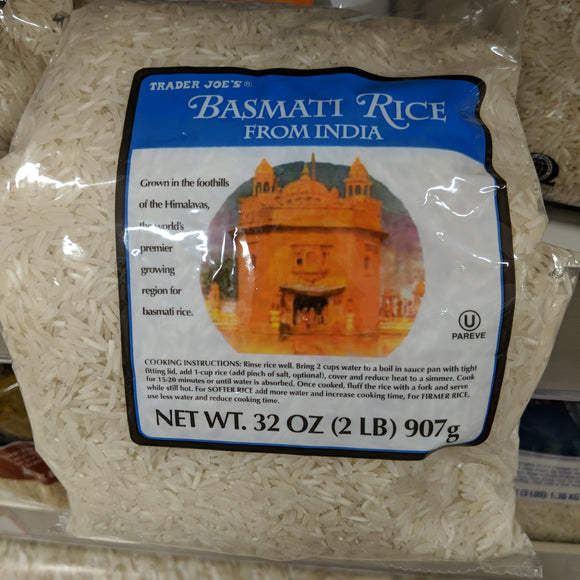 Trader Joe's White Basmati Rice