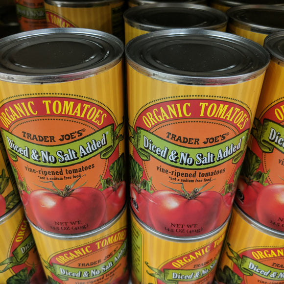 Trader Joe's Organic Tomatoes (Diced in Tomato Juice)