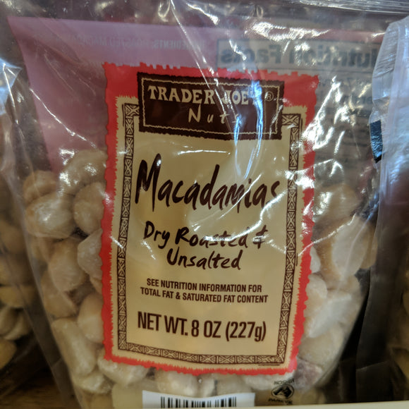 Trader Joe's Macadamias Dry Roasted & Unsalted