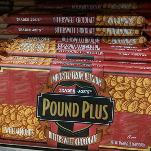 Trader Joe's Pound Plus Bittersweet Chocolate with Almonds Bar