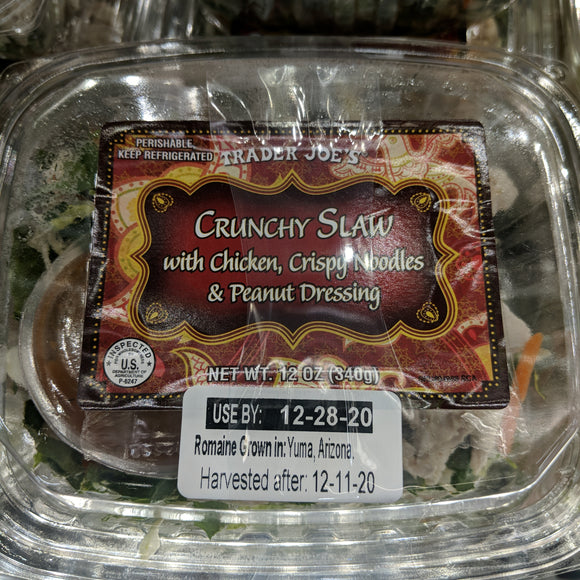 Trader Joe's Crunchy Slaw Chinese Chicken Salad