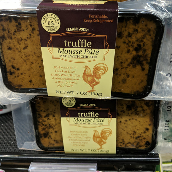 Trader Joe's Truffle Mousse Pate (Made with Chicken)