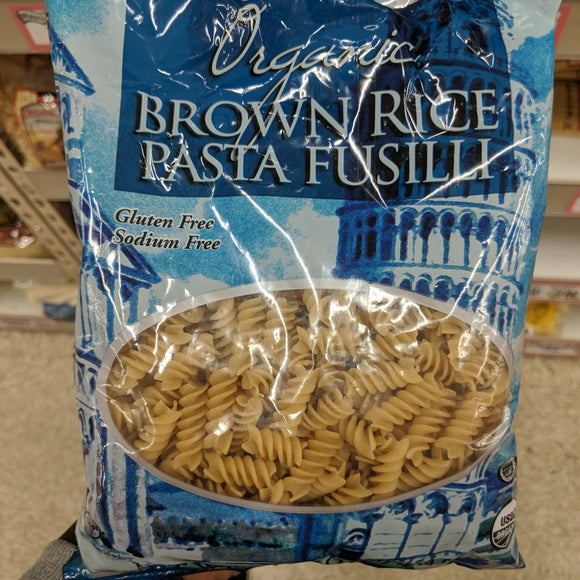 Trader Joe's Organic Brown Rice Pasta Fusilli