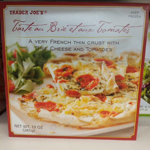Trader Joe's Tarte aux Tomatoes (French Thin Crust with Brie Cheese and Tomatoes, Frozen)