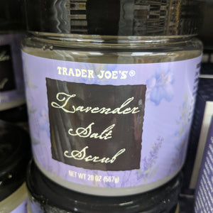 Trader Joe's Lavender Salt Scrub