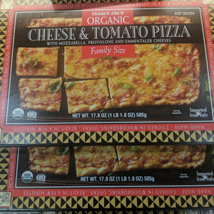Trader Joe's Organic Cheese and Tomato Pizza (w/ Mozzarella, Provolone and Emmentaler Cheese, Frozen)