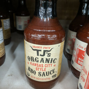 Trader Joe's Organic Kansas City Style Barbecue BBQ Sauce