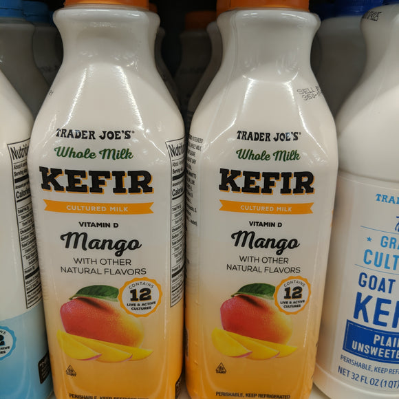 Trader Joe's Kefir Low Fat Cultured Milk (Mango)