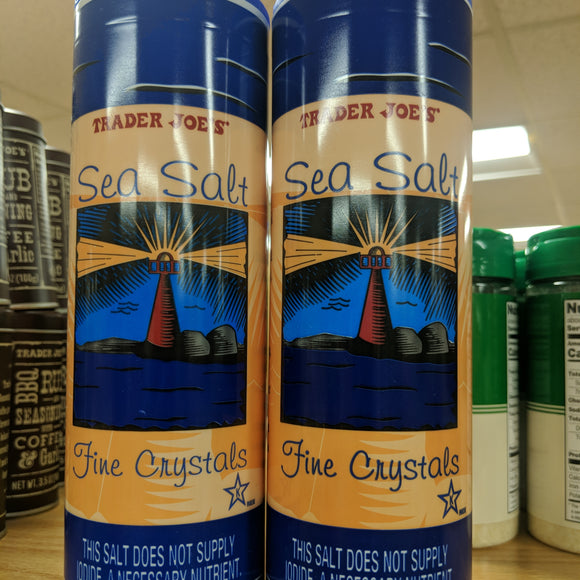 Trader Joe's Sea Salt (Fine Crystals)