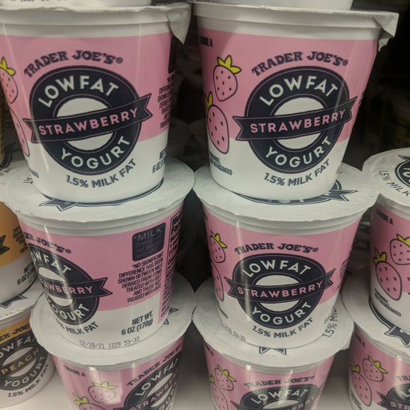 Trader Joe's Low Fat Yogurt (Strawberry)
