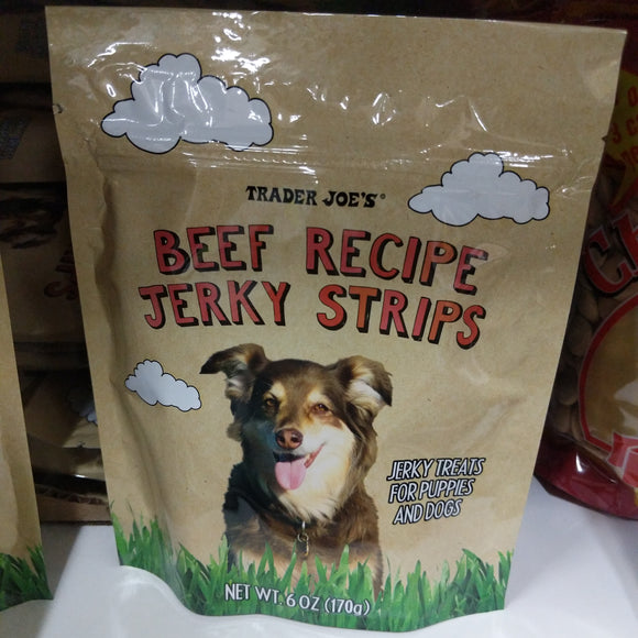 Trader Joe's Beef Recipe Jerky Strips (For Dogs!)