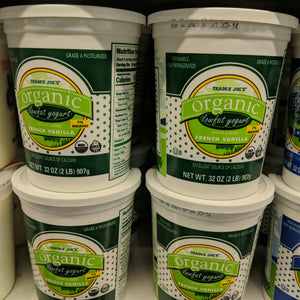 Trader Joe's Organic Lowfat Yogurt (Vanilla, 27oz.)