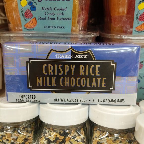 Trader Joe's Crispy Rice Milk Chocolate