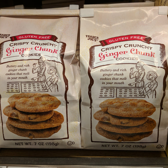 Trader Joe's Gluten Free Ginger Chunk Cookies