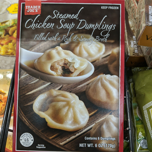 Trader Joe's - Steamed Chicken Soup Dumplings (6oz) 4 Boxes