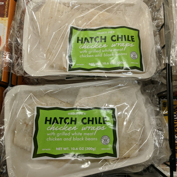 Trader Joe's Hatch Chile Chicken Wraps