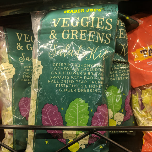 Trader Joe's Veggies and Greens Salad Kit