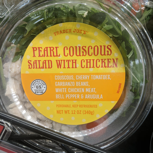 Trader Joe's Pearl Couscous Pasta Salad with Chicken