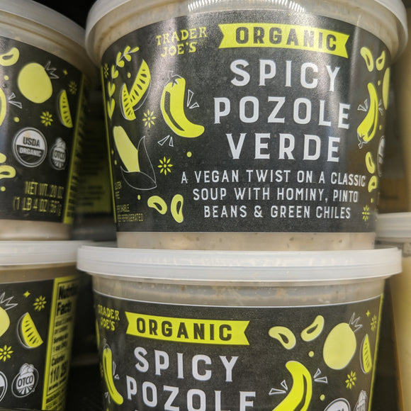 Trader Joe's Organic Spicy Pozole Verde (Refrigerated, Vegan)