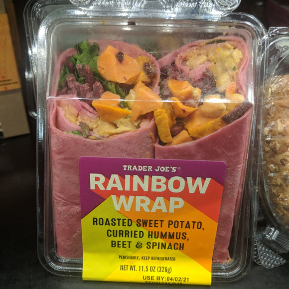 Trader Joe's Rainbow Vegetable Wrap