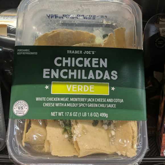 Trader Joe's Chicken Enchiladas Verde