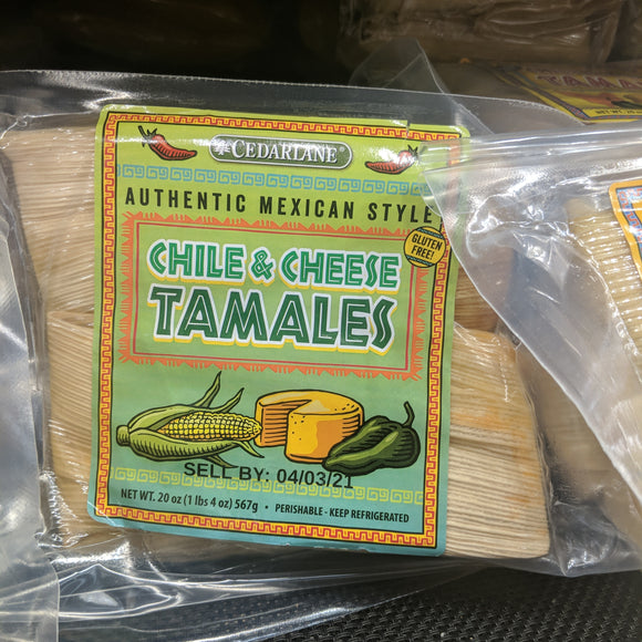 Trader Joe's Chile and Cheese Tamales (Gluten Free)