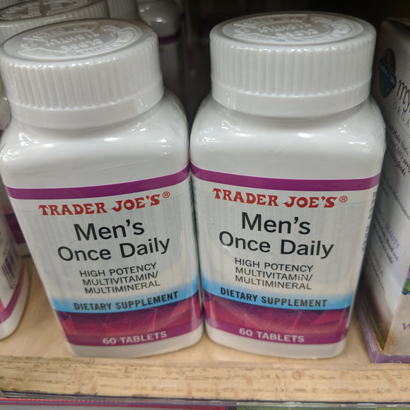 Trader Joe's Men's Once Daily Formula (60 tablets)