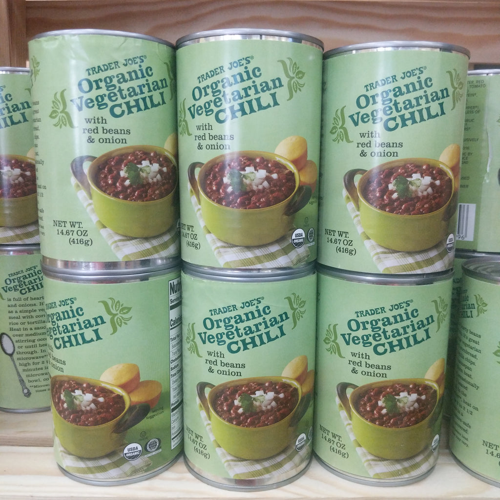 Trader Joe's Organic Vegetarian Chili – We'll Get The Food