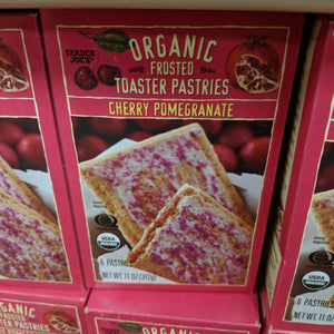 Trader Joe's Organic Frosted Toaster Pastries (Cherry Pomegranate)