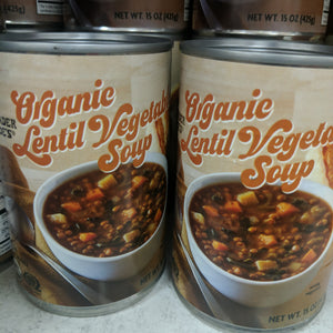 Trader Joe's Organic Lentil Vegetable Soup