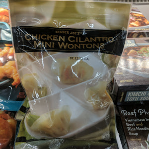 Trader Joe's Chicken Cilantro Mini Wontons