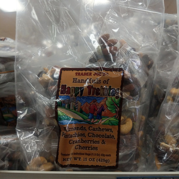 Trader Joe's Handfuls of Happy Trekking Mix (Almonds, Cashews, Pistachios, Chocolate, Cranberries, and Cherries)