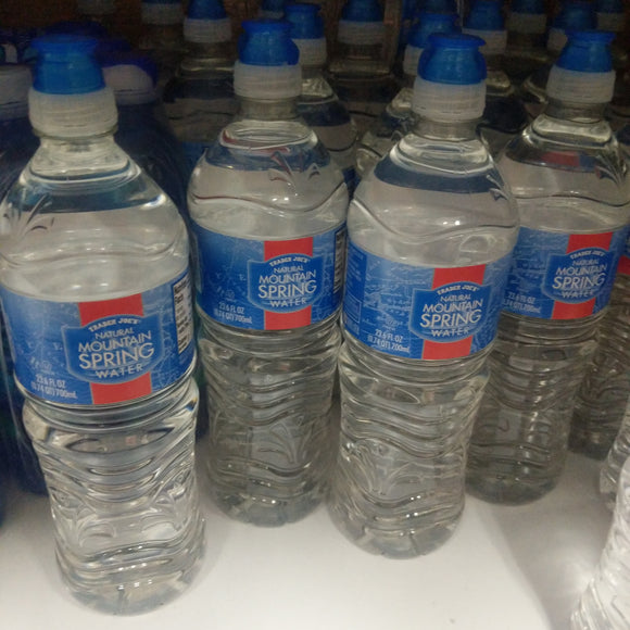 Trader Joe's Natural Mountain Spring Water (Sport Tops) – We'll Get The ...