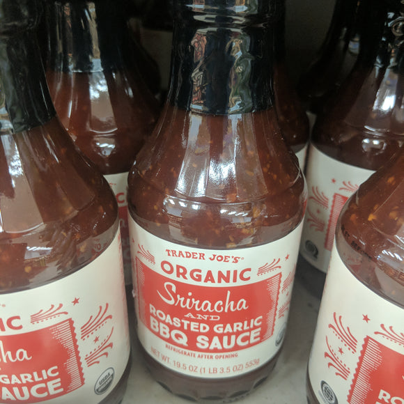 Trader Joe's Sriracha and Roasted Garlic Barbecue BBQ Sauce