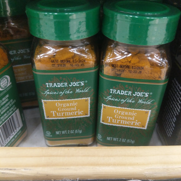 Trader Joe's Organic Ground Tumeric (Spices of the World)