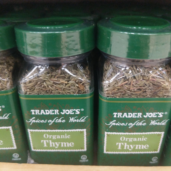 Trader Joe's Organic Thyme  (Spices of the World)