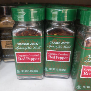 Trader Joe's Organic Crushed Red Pepper Flakes (Spices of the World)
