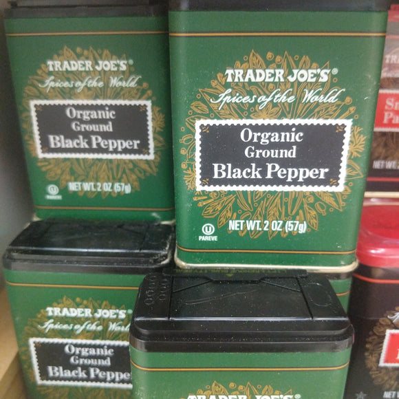 Trader Joe's Organic Ground Black Pepper (Spices of the World)
