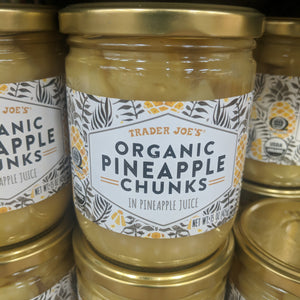 Trader Joe's Organic Pineapple Chunks