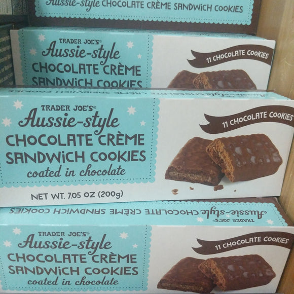 Trader Joe's Aussie Style Chocolate Creme Sandwich Cookies
