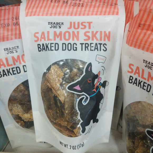 Trader Joe's Just Salmon Skin Baked Dog Treats (For Dogs!)