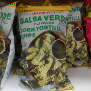 Trader Joe's Salsa Verde Flavored Corn Tortilla Chips