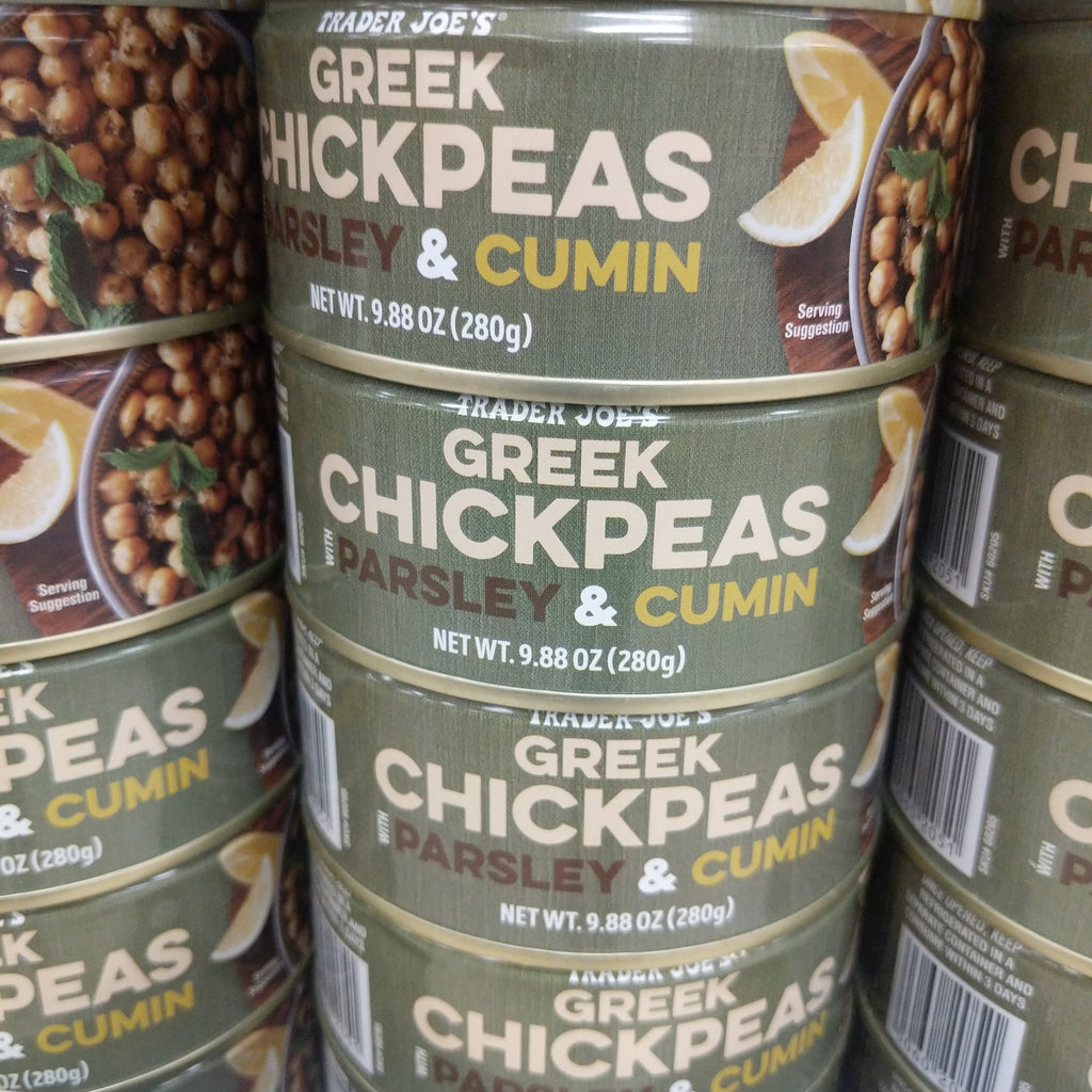 Trader Joe's Greek Chickpeas (with Parsley and Cumin) We'll Get The Food
