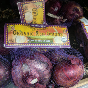 Trader Joe's Bag of Organic Red Onions