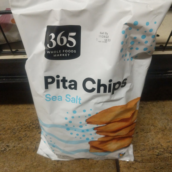 Whole Foods 365 Brand Pita Chips - Sea Salt