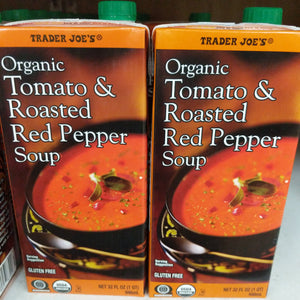 Trader Joe's Organic Tomato and Roasted Red Pepper Soup