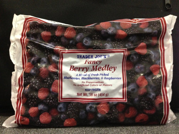 Trader Joe's Fancy Berry Medley (Blueberries, Blackberries, and Raspberries) (Frozen)