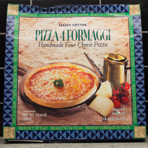 Trader Joe's Pizza 4 Formaggi (Handmade Four Cheese Pizza, Frozen)