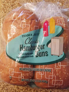 Trader Joe's Classic Hamburger Buns (Kosher)