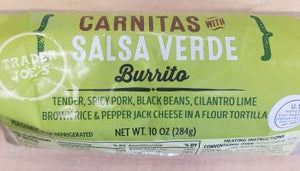 Trader Joe's Pork Carnitas Burrito